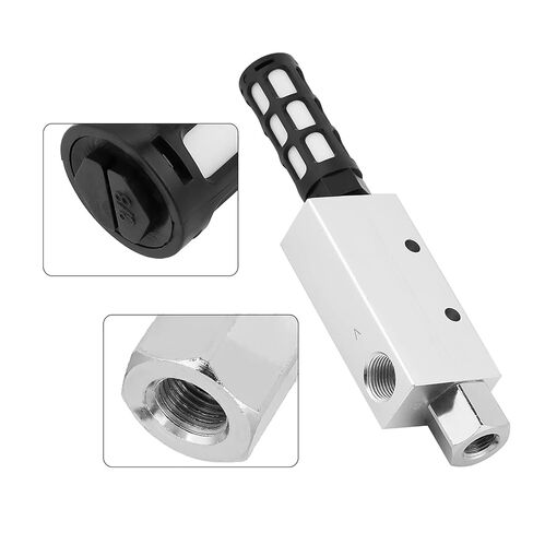 CV-20HS Pneumatic Vacuum Generator with Silencer Large Ventilation Air Exhaust Ejector (Aluminum Alloy Air Pneumatic Accessories) in Kuwait