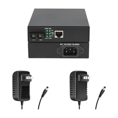 Optical Fiber Converter Gigabit 1.2 SC SM/MM 20km | Multimode duplex in Kuwait