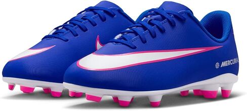 حذاء كرة القدم جونيور Mercurial Vapor 16 Club Little/Big للأطفال متعدد الملاعب من Nike (أزرق/أبيض) in Kuwait