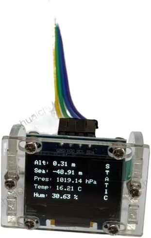 RC Model Rocket Altimeter Barometer with Pressure Temperature Humidity Monitoring Real-time Altitude Display Type-C Powered in Kuwait