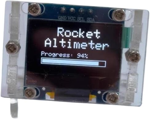 RC Model Rocket Altimeter Barometer with Pressure Temperature Humidity Monitoring Real-time Altitude Display Type-C Powered in Kuwait