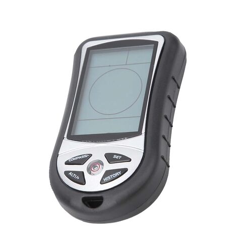 Keenso Digital Altimeter, ABS Handheld Barometer Compass Thermometer, 2300 to 29500FT Altitude Range, 300 to 1100mbar, for Hiking Camping Trekking Outdoor Navigation in Kuwait