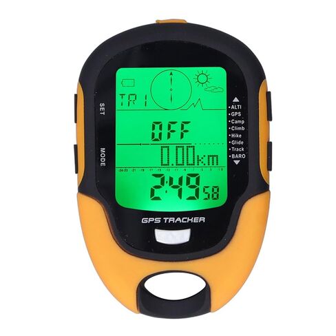 Yctze GPS مقياس الارتفاع بارومتر بوصلة ميزان الحرارة الرطوبة مع جهاز استشعار للتخييم في الهواء الطلق المشي لمسافات طويلة وتسلق الجبال in Kuwait