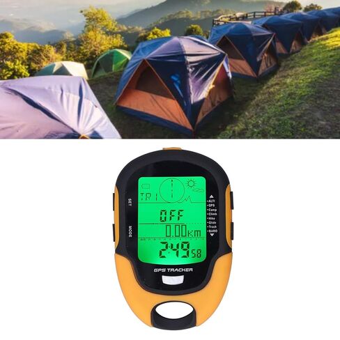 Yctze GPS مقياس الارتفاع بارومتر بوصلة ميزان الحرارة الرطوبة مع جهاز استشعار للتخييم في الهواء الطلق المشي لمسافات طويلة وتسلق الجبال in Kuwait