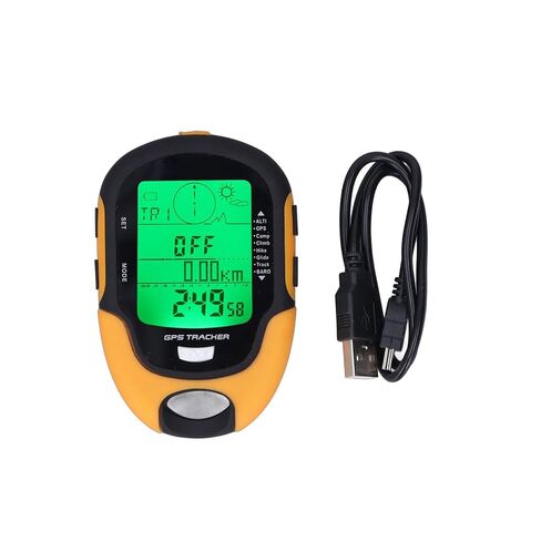 Yctze GPS مقياس الارتفاع بارومتر بوصلة ميزان الحرارة الرطوبة مع جهاز استشعار للتخييم في الهواء الطلق المشي لمسافات طويلة وتسلق الجبال in Kuwait