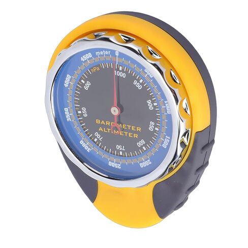 Altimeter Barometer Compass Temperature Meter for Outdoor Navigation, Multifunctional Altitude Temperature Meter for Hiking, ABS Material, 0-5000m 580-1040hPa -30-50 Degree in Kuwait