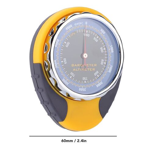 Altimeter Barometer Compass Temperature Meter for Outdoor Navigation, Multifunctional Altitude Temperature Meter for Hiking, ABS Material, 0-5000m 580-1040hPa -30-50 Degree in Kuwait