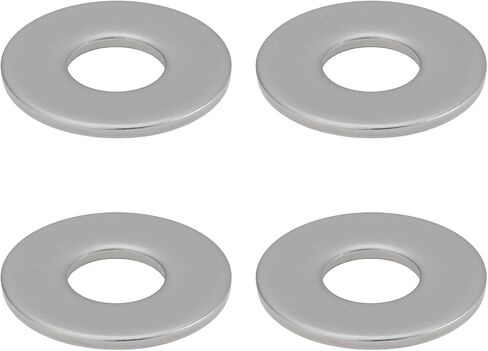 OTOTEC 4 قطع من غسالات محور الدراجة الألومنيوم 25.4 × 9.5 × 2.5 مم متوافقة مع دراجات BMX والدراجات ذات محاور 3/8 بوصة in Kuwait