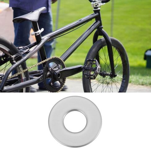 OTOTEC 4 قطع من غسالات محور الدراجة الألومنيوم 25.4 × 9.5 × 2.5 مم متوافقة مع دراجات BMX والدراجات ذات محاور 3/8 بوصة in Kuwait