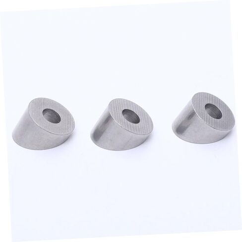Alipis 8Pcs Stainless Steel 35 Degree Beveled Washers for Stair Railing Cable Connections Metal Cable Railing Kit Hardware Fasteners Replacement in Kuwait