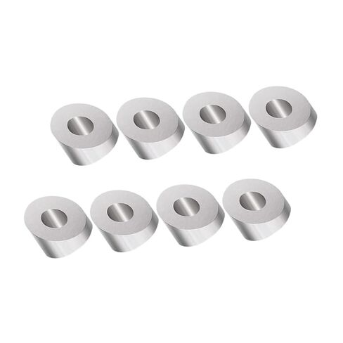 Alipis 8Pcs Stainless Steel 35 Degree Beveled Washers for Stair Railing Cable Connections Metal Cable Railing Kit Hardware Fasteners Replacement in Kuwait