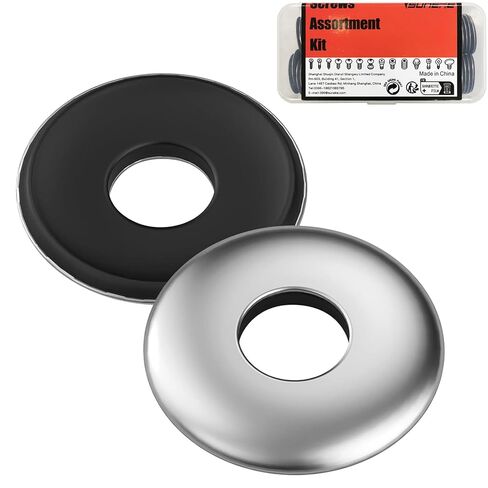(100Pcs) #10 * 3/4"=4.8mm*19mm 304 Stainless Steel EPDM Bonded Sealing Washers Neoprene Rubber Washer, Gasket Assortment Kit for Screws in Kuwait