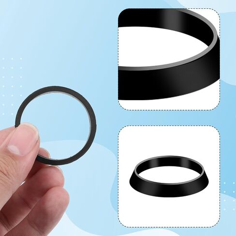 12pcs Cone Seal Ring Silicone Washer, Good Sealing Washer for 1 1/2 Inch Pipe, Rubber Gasket Washers for Sink Drains, Outdoor Water Pipes in Kuwait