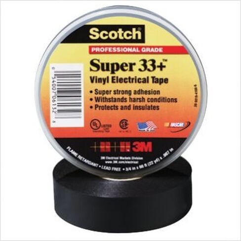 Scotch 33 Vinyl Electrical Tape, 1.5-Inch by 44-Feet, Boxed in Kuwait