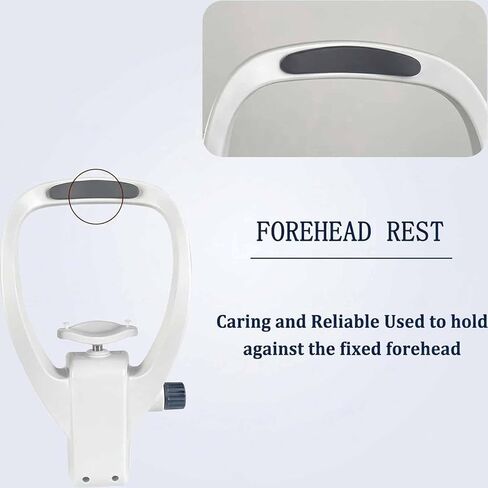Optometry Equipment Accessories Support, Chin Rest Forehead Support Optometry Accessories with Lifting Distance 0-40mm Adjustable, Arc-Shaped Design, for Optical Shops, Vision Care Center in Kuwait