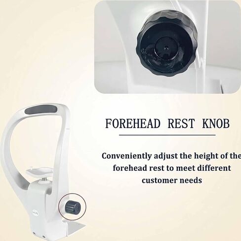 Optometry Equipment Accessories Support, Chin Rest Forehead Support Optometry Accessories with Lifting Distance 0-40mm Adjustable, Arc-Shaped Design, for Optical Shops, Vision Care Center in Kuwait