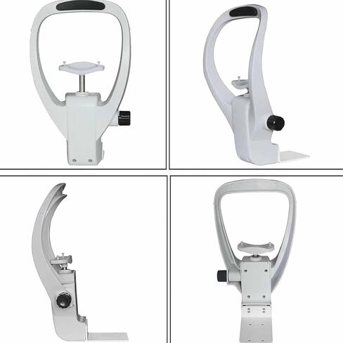 Optometry Equipment Accessories Support, Chin Rest Forehead Support Optometry Accessories with Lifting Distance 0-40mm Adjustable, Arc-Shaped Design, for Optical Shops, Vision Care Center in Kuwait