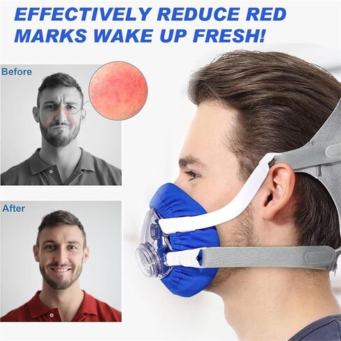 4Pcs Cotton Liner for F20 Ventilator Machine Comfortable Breathable Padding Reduces Leakage and Pressure Marks in Kuwait