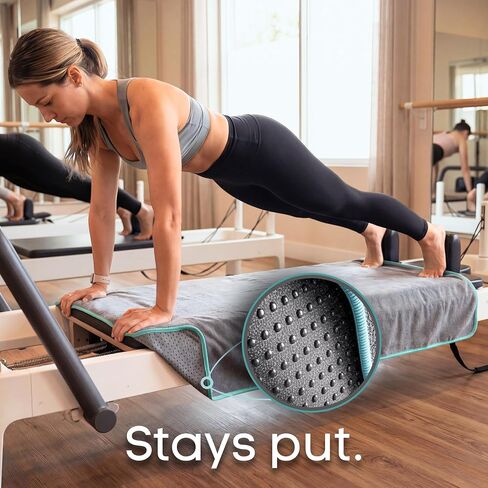 Pilates Towel Non Slip – Microfiber Yoga Mat Towel for Hot Pilates, Reformer & Floor Workouts, Sweat Absorbent, Quick Dry Gym & Workout Towel in Kuwait