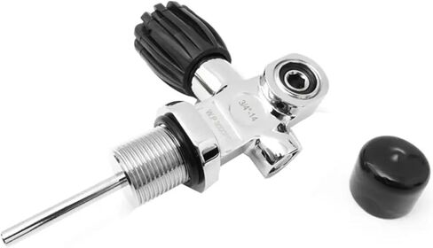 Metal High Pressure Scuba Valve Silver Water Sports Diving Tank Accessories in Kuwait