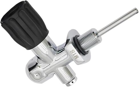 X08A 3000Psi 250Bar M18x1.5 صمام خزان DIN/YOKE للغوص والغطس in Kuwait
