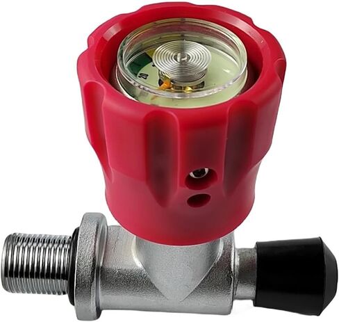 M18 ذكر G5/8 أنثى الغوص صمام اسطواني 30Mpa محطة تعبئة الهواء عبوة محول لخزان M18x1.5 CF in Kuwait