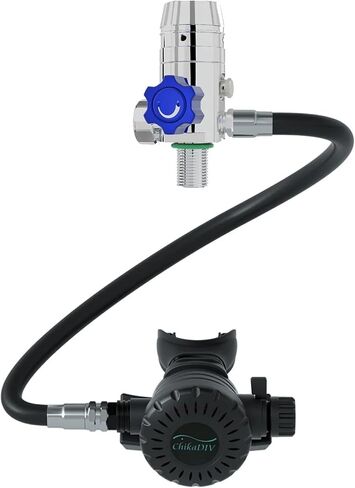 Diving Equipment For 1L diving Scuba Oxygen Cylinder Breathing Valve Regulator With Mouthpiece Regular version in Kuwait