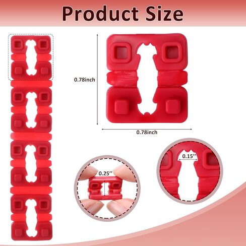 200 Pcs Outlet Spacers Electrical Shims for Switch and Receptacle Alignment, Wall Plate Spacers for Outlet Box Extender, Electrical Box Adjuster Kit (Red) in Kuwait