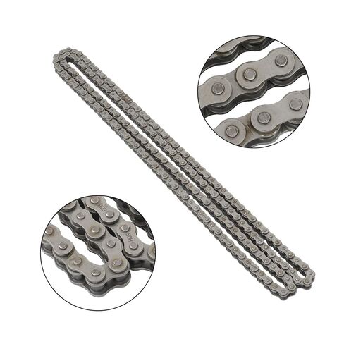 findmall 50H Roller Chain, Heavy Duty, 10 Feet with 2 Connecting Links, Carbon Steel, 0.625 Inch Pitch in Saudi Arabia