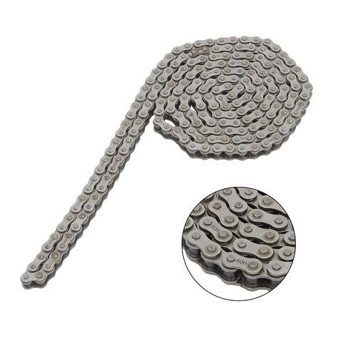 findmall 50H Roller Chain, Heavy Duty, 10 Feet with 2 Connecting Links, Carbon Steel, 0.625 Inch Pitch in Saudi Arabia