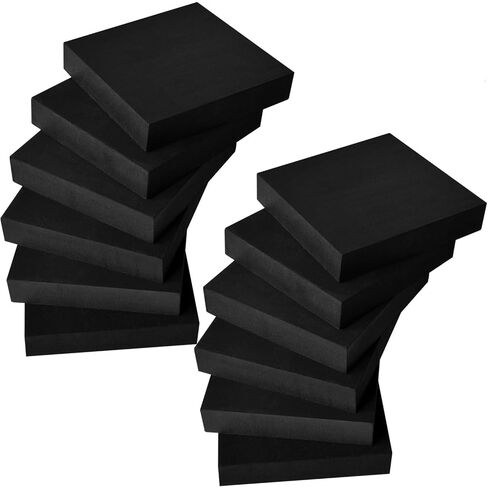 SenseYo 6 Pack Anti Vibration Pads 4" x 4" x 0.8" Mechanical Vibration Isolator Damping Pad Mat for Washer Compressor HVAC Air Conditioner Dryer Treadmill Anti-Slip Shock Absorption Protection in Saudi Arabia