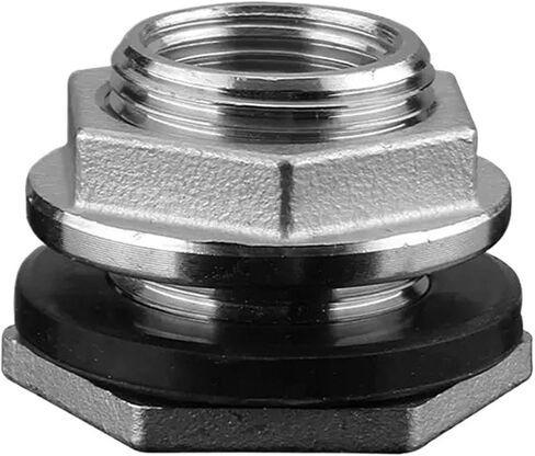 1/2"3/4"1"1-1/4"2" Male Thread 304 Stainless Steel Pipe Single Loose Key Swivel Fitting Nut Water Jointer Connector(1l4 DN8 Water Tank) in Kuwait