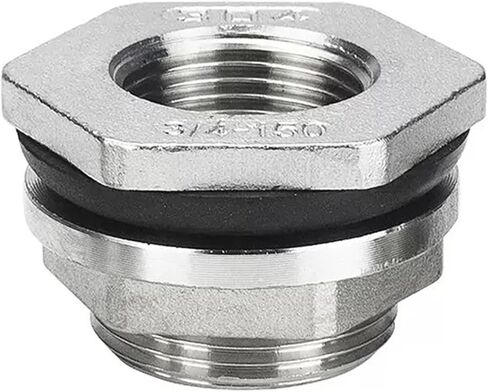 1/2"3/4"1"1-1/4"2" Male Thread 304 Stainless Steel Pipe Single Loose Key Swivel Fitting Nut Water Jointer Connector(1l4 DN8 Water Tank) in Kuwait