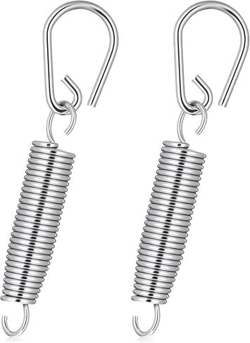 2 Pcs Double Bass Pedal Spring Bass Drum Pedal Spring, Standard Replacement Kick Springs with Hook Carbon Steel Drum Springs for Single&Double Drums Pedals Prcussion Instrument Hardware Parts in Kuwait