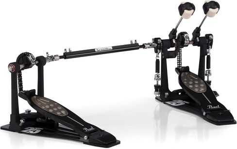 Pearl Eliminator Double Bass Drum Pedal Chain Drive الذكرى السنوية الخامسة والعشرون باللون الأسود in Kuwait