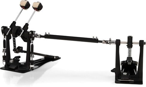 Pearl Eliminator Double Bass Drum Pedal Chain Drive الذكرى السنوية الخامسة والعشرون باللون الأسود in Kuwait