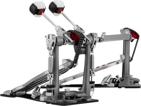 Pearl Eliminator Double Bass Drum Pedal Chain Drive الذكرى السنوية الخامسة والعشرون باللون الأسود in Kuwait