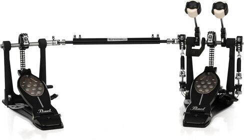 Pearl Eliminator Double Bass Drum Pedal Chain Drive الذكرى السنوية الخامسة والعشرون باللون الأسود in Kuwait