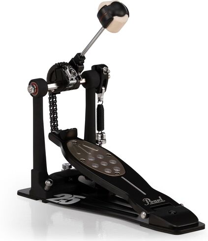 Pearl Eliminator Double Bass Drum Pedal Chain Drive الذكرى السنوية الخامسة والعشرون باللون الأسود in Kuwait