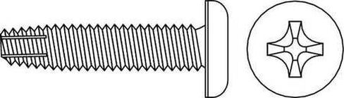 برغي، قطع THD، 8-32x1 بوصة طول، PK100 in Kuwait
