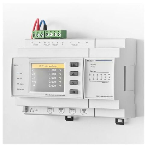 Power Quality Analyzer, Web Server Power Monitoring Equipment Ethernet 3 Phase Multi-Functional Data Logger ME431 Energy Meter,Only Machines in Kuwait