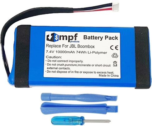 10000mAh GSP0931134 01 Battery Replacement Compatible with JBL Boombox Waterproof Portable Bluetooth Speaker in Kuwait