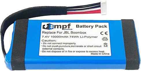 10000mAh GSP0931134 01 Battery Replacement Compatible with JBL Boombox Waterproof Portable Bluetooth Speaker in Kuwait