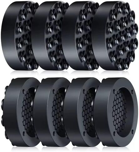 Anti-Vibration Pads for Electric Washer and Dryer Rubber Foot Pad Base for Anti-Vibration and Anti-Walk Features Stops Washer Dryer from Moving - Antivibration Stabilizer for Leveling Washer (4pcs) in Kuwait