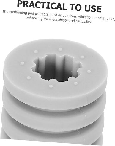 20pcs Anti-Vibration Silicone Pads Shock Absorbing Cushions for Circuit Boards and Hard Drives Sturdy Vibration Isolation Mat for Electronics and Audio Equipment in Saudi Arabia