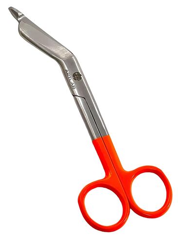 Premium 1 Pcs German Lister Bandage Nurse Scissors 5.5" Orange in Kuwait