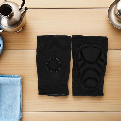 Mikinona 2 Pairs Thickened Cushioning Knee Pads for Sports Exercise and Outdoor Activities, Anti-collision Knee Guards with Sturdy Polyester Yarn and Eva High Foaming Material, for Soccer in Kuwait