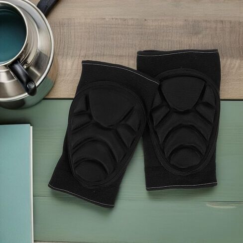 Mikinona 2 Pairs Thickened Cushioning Knee Pads for Sports Exercise and Outdoor Activities, Anti-collision Knee Guards with Sturdy Polyester Yarn and Eva High Foaming Material, for Soccer in Kuwait