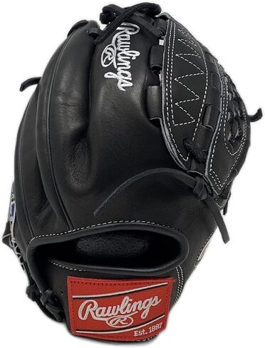 Rawlings Heart of The Hide PRO1000 أسود 12 بوصة مفصل عمودي سلة البيسبول قفاز بيسبول لليد اليمنى in Kuwait
