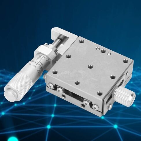 SPXSG40 X Axes Sliding Stage Manual Fine Tuning Trimming Platform Linear Stage Sliding Table for Laboratory Precision Testing and Mechanical Equipment Stainless Steel 40 x 40mm in Kuwait